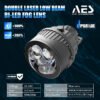 FOGLAMP BILED DLB FX DOUBLE LASER - 3 WARNA AES 3 INCH